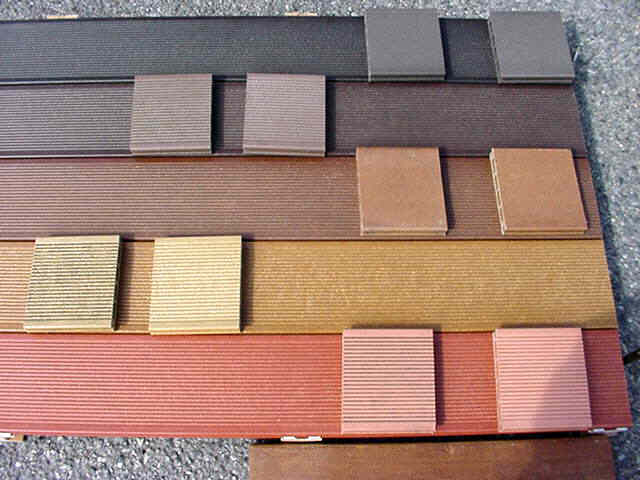 terrasse composite rouge